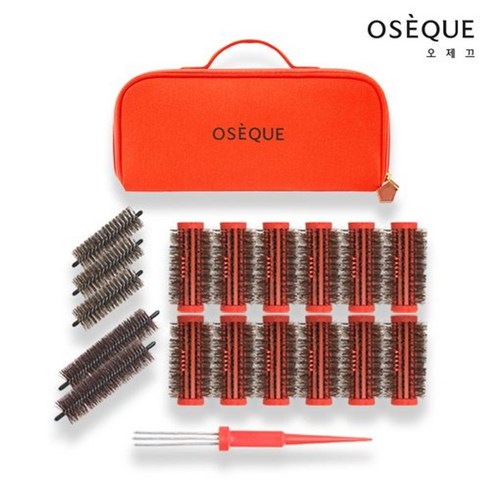 오제끄 풀세트 구르뽕 12개+헤어롤(대X2+소X3)+핸드롤+전용파우치, 없음