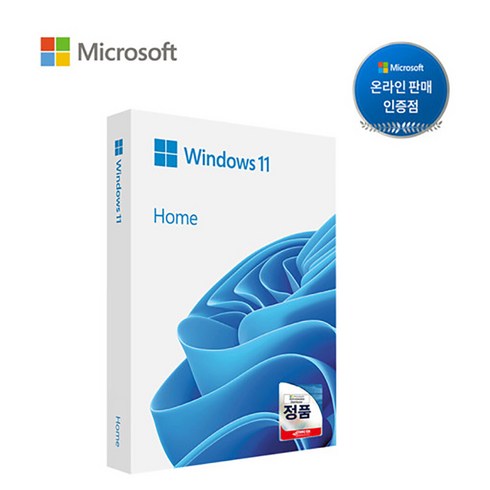 [윈도우11 MS정품] 마이크로소프트 Windows11 Home FPP (처음사용자용)