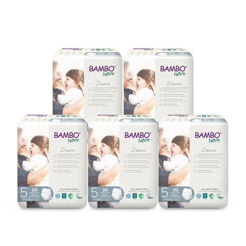 밤보드림 기저귀 5단계 팬티형 20매x5팩 1박스
