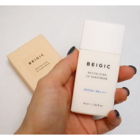 [정품 배송]베이지크 리바이탈라이징 CE 선 스크린 30ml(SPF50+) 베이지크 선 스크린 베이지크 리바이탈라이징 Beigic beigic CE선 스크린, 3개, 30ml