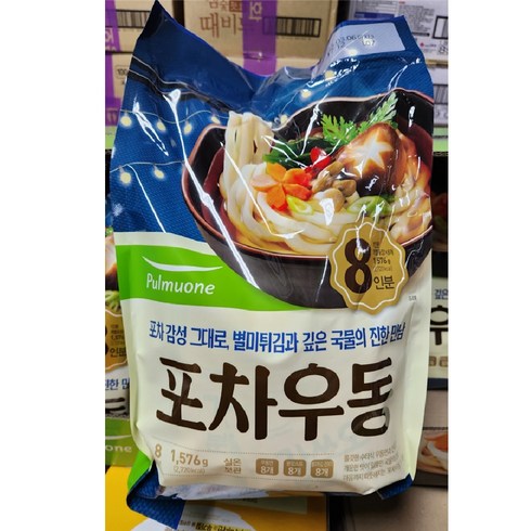 풀무원 포차우동 8인분 1576g, 1개