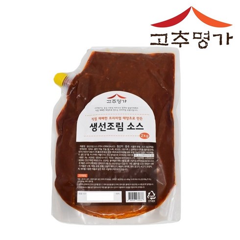 생선조림 소스 2kg 고추명가, 1, 본상품선택