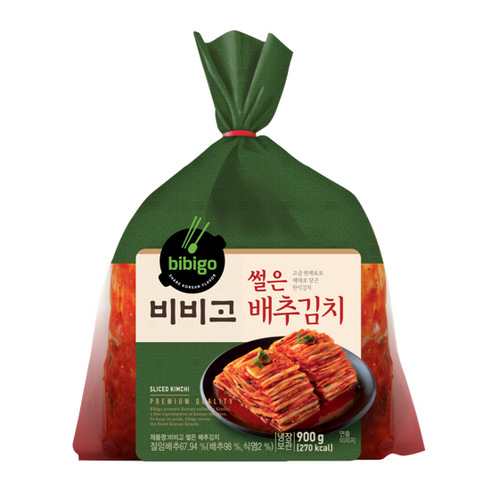 비비고배추김치 - 비비고 썰은 배추김치, 900g, 1개