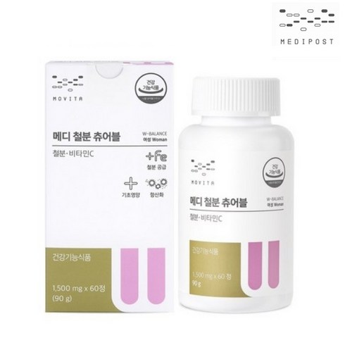 메디포스트 모비타 메디 철분 츄어블, 60정, 1개