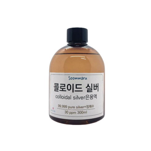 은주정 - 숨마루 콜로이드실버 은용액 은이온수 콜로이달실버 30ppm 300ml, 1개