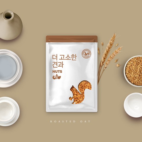 산과들에압착귀리 - 산과들에 볶음귀리400g 4봉 1.6kg, 400g, 4개