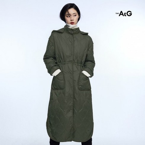 더엣지 [The AtG] 더엣지 23PRE-WINTER 퀼팅 롱 패딩 코트