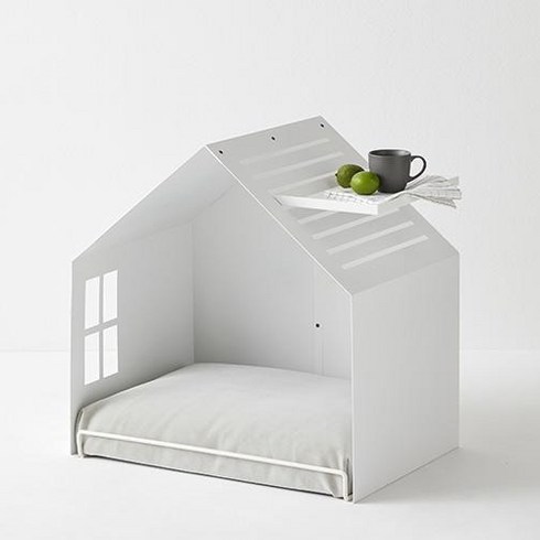 펫토 클린펫 사이드테이블 겸용 반려동물 하우스, 화이트