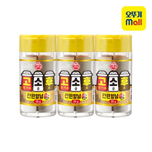 오뚜기고소후 - 오뚜기 고소후 간편양념, 59g, 3개