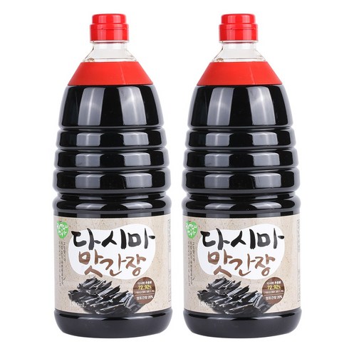 기장 다시마 맛간장 만능 국 찌개 조림 간장 1500ml, 2개, 1.5L