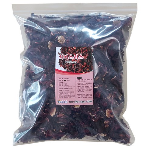 해남농수산 히비스커스 차 꽃차 꽃잎차 500g, 1개입, 1개, 1개