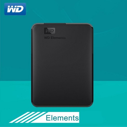 대용량외장하드 - WD 엘리먼트 포터블 모바일 드라이브 2TB USB 3.0 외장하드 2.5인치, Black