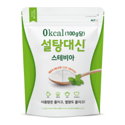 2023년 가성비 최고 스테비아 - 알티스트 설탕대신 스테비아 에리스리톨, 1.2kg, 1개