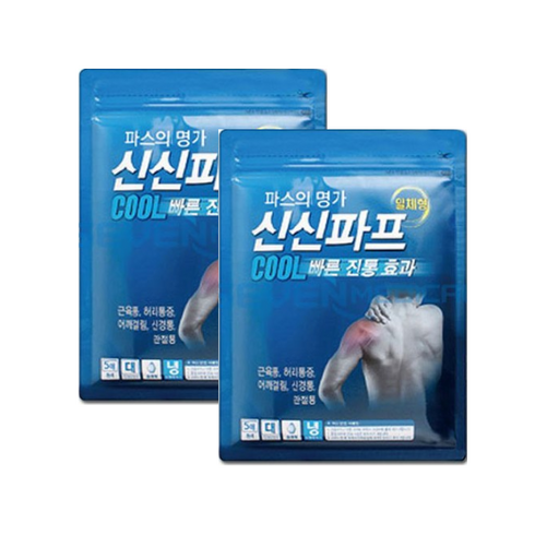 salonpas - 신신제약 신신파스 신신파프 쿨 파스, 5개입, 2개