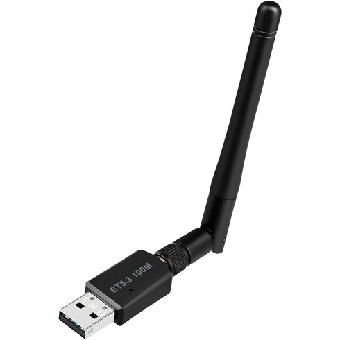 프리라이프 - 하이 게인 무선 블루투스 5.3 어댑터 USB 동글 연결 최대 100m, RTL807