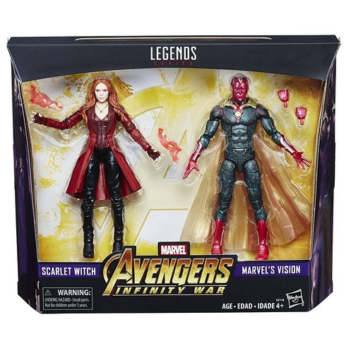 Hasbro 마블 레전드 Toys R Us 독점 어벤져스 인피니티 워 2팩 비전과 스칼렛 위치 핫템 잇템