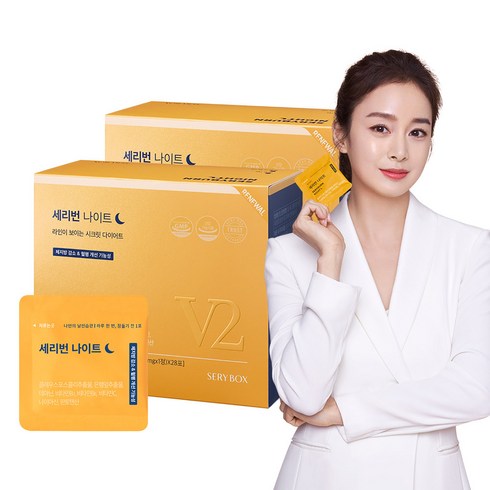 [세리박스] 세리번 나이트 V2 다이어트 86.8g, 2박스, 2개