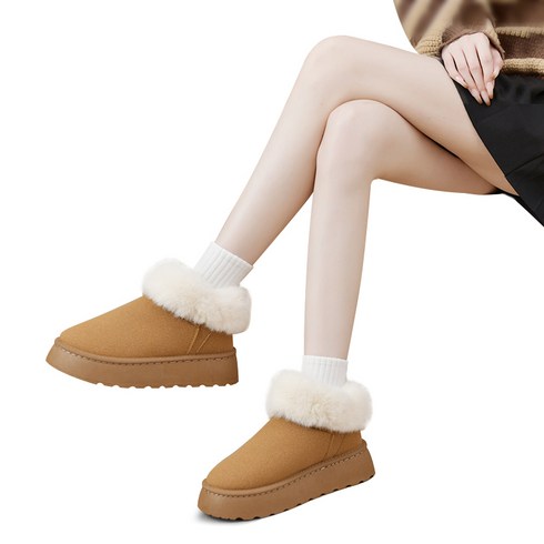 2023년 가성비 최고 여성털부츠 - 큰귀멍멍 여자 방한 화 패딩 부츠