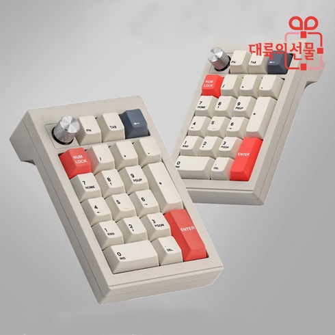 CIDOO 텐키패드 노트북 숫자 넘버패드 보조 키보드 숫자판 텐키 패드 RGB 라이트, V21 (USB-C)