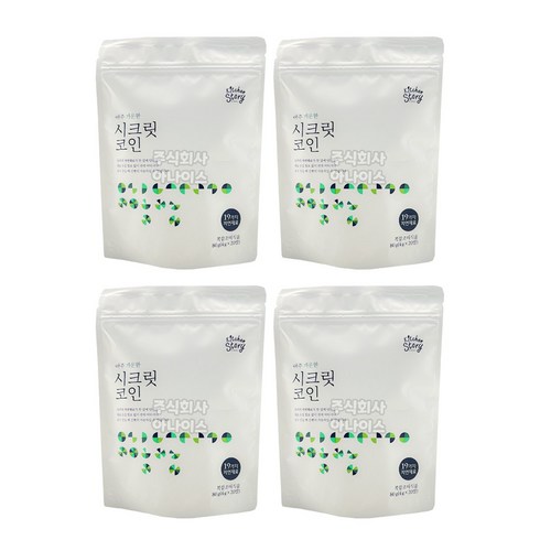 빅마마 시크릿코인 개운한맛, 80g, 4개