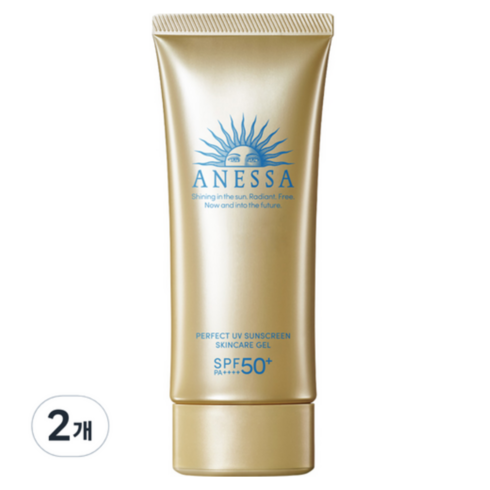 아넷사 퍼펙트 UV 선스크린 스킨케어 젤 N SPF50+ PA++++, 90g, 2개