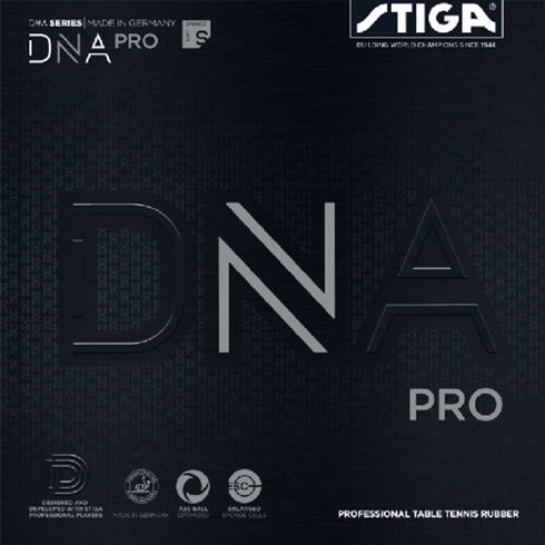 스포츠_ 스티가 - DNA 프로 S 탁구라켓 평면러버, 흑색2.1mm