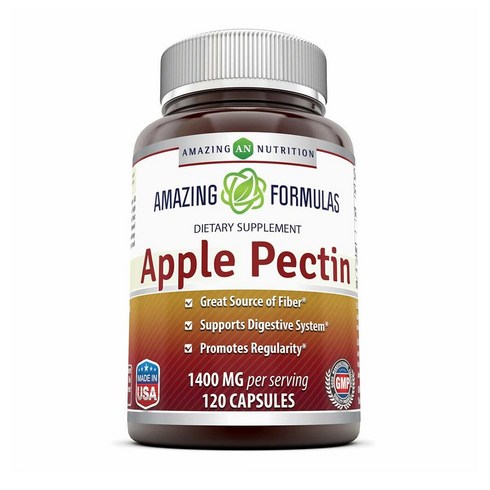 nh펙틴 - Amazing Apple Pectin 어메이징 뉴트리션 애플 펙틴 1400mg 120정, 기본, 1개