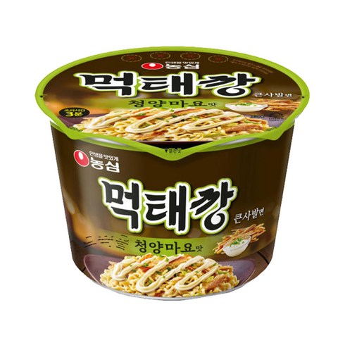 먹태깡 큰사발 청양마요맛 118g, 12개