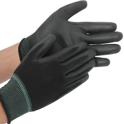 2023년 가성비 최고 ak장갑버튼 - MK 팜피트장갑(검정색) PU팜피트 손바닥코팅장갑 다용도장갑 블랙 XS S M L 10켤레, XS_10켤레, 10개