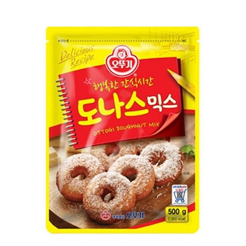 오뚜기 도나스가루, 2개, 500g