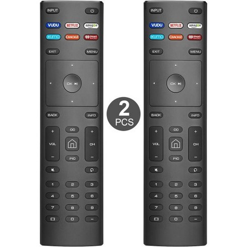 모든 Vizio 스마트 TV용 VizioSmartTVRemote 새로운 Universal Remote XRT136DSeriesESeriesMSeriesPSeries, XRT136-2PCS-IR remote