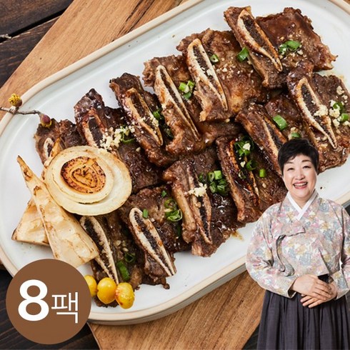 한복선 LA갈비 400g x 8팩 (총3.2kg), 8개