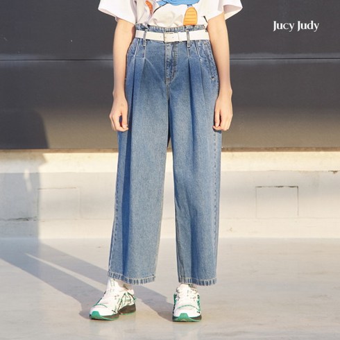 jxdp320e - [쥬시쥬디] J벨티드와이드데님팬츠 JXDP320E