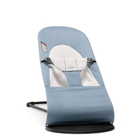 BabyBjörn Bouncer Balance Soft Woven/Jersey Blue/Grey