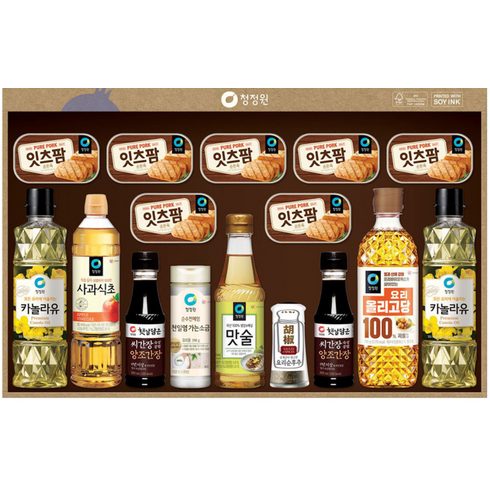 청정원 종합16호 추석 선물세트 쇼핑백포함 선물포장 설날