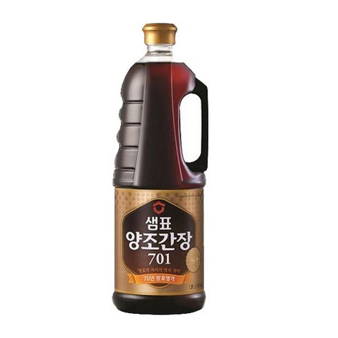 샘표 양조간장 701, 1.7L, 4개