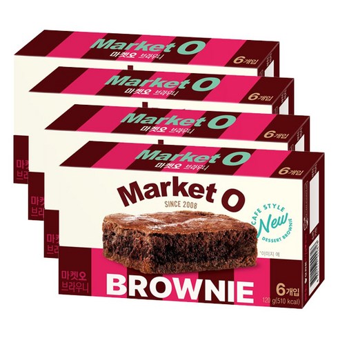 마켓오브라우니 120g x 4개 유통기한임박 24.04.18