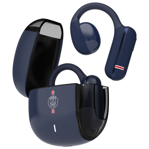 파리생제르망 PSG 귀걸이형 Hi-Fi 오픈 웨어러블 5.3 블루투스 이어폰, 네이비, BLP-OE381