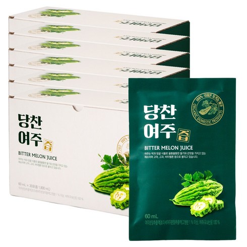 유기농 당찬 여주즙, 60ml, 6개