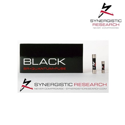 오디오퓨즈 시너지스틱리서치 블랙휴즈6.3x32mm Synergistic Research, (6.3x32mm)Slow Blow T, 4A
