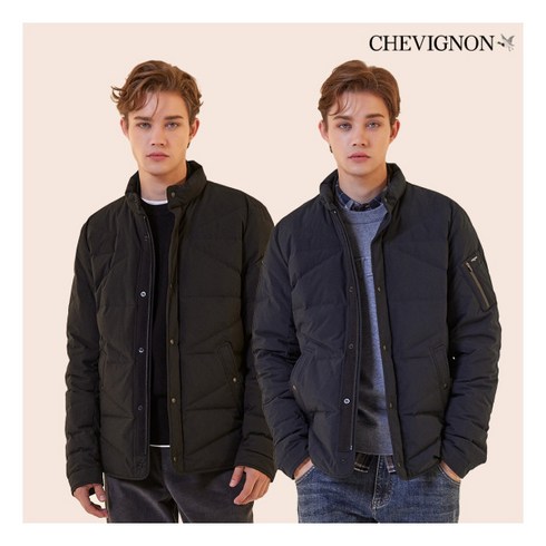 [쉐비뇽(CHEVIGNON)] ○ 23FW 남성 시그니처 다운 점퍼