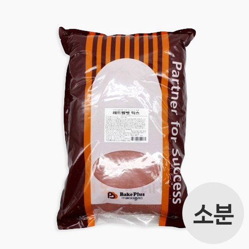 베이크플러스 레드 벨벳 케이크 믹스 소분 케익 가루 분말, 1개, 1kg