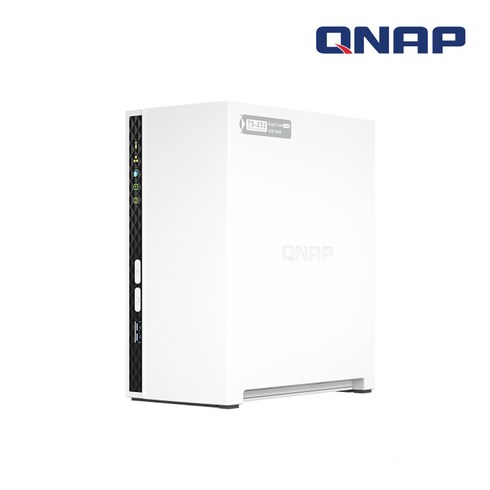 nas - QNAP TS-233 2BAY 쿼드코어 NAS 서버 스토리지, _하드미포함