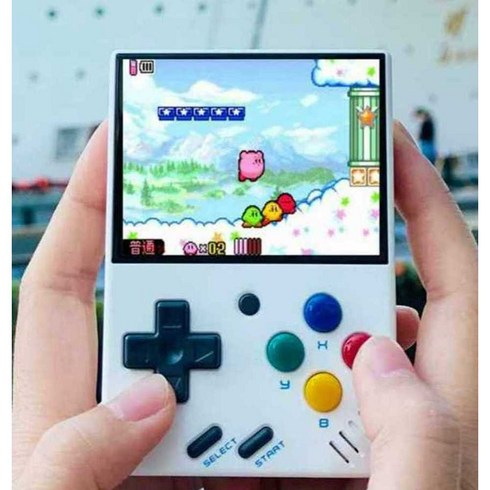 2023년 가성비 최고 미유미니 플러스 한방팩 - 미유미니플러스 한방팩 휴대용 레트로 게임기 GBA, 게임기 - 화이트