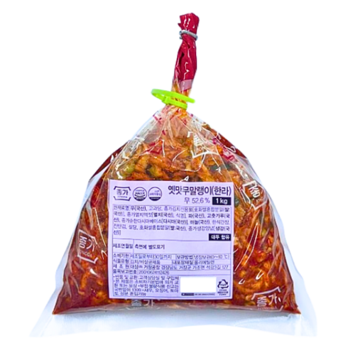 종가무말랭이 - 종가 옛맛 국산 무말랭이, 1kg, 1개