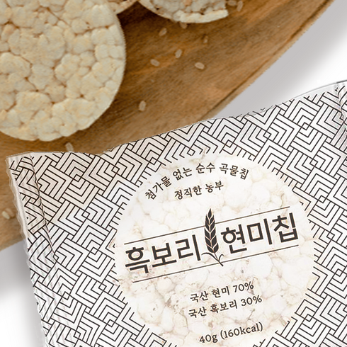 정직한농부 흑보리현미칩 신제품, 24개, 40g