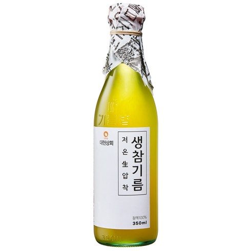 대현상회 저온압착 생참기름, 1개, 350ml