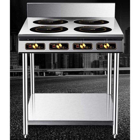 영업용 인덕션 스탠드 고출력 전기 식당 뷔페, 6구 인덕션 쿠커 2500W