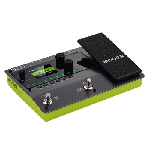 MOOER GE150 Amp 모델링 & Multi Effects 페달 55 앰프 모델 151 80s Looper 40 드럼 리듬 10 메트로놈 탭 템포 OTG 기능, AU Plug, AU Plug