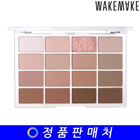 웨이크메이크 소프트 블러링 아이 팔레트 (16구) 14g, 06 코코아블러링, 06 코코아 블러링